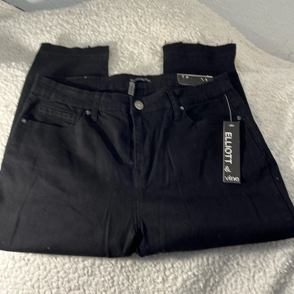 ELLIOTT & VINE Black Skinny Woman’s Jeans , Stretch - Picture 1 of 9